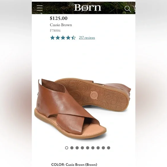 BORN Iwa Sandals - Picture 1 of 8